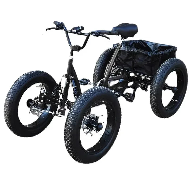 20inch cargo bike fat tire 4 wheel bicycle