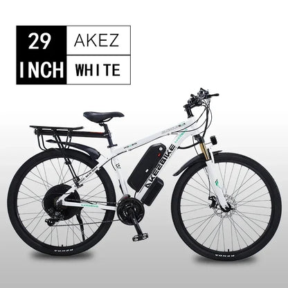 Detachable 13Ah Battery Electric Bike 60 Mile Range Dual Disc Brake Alloy