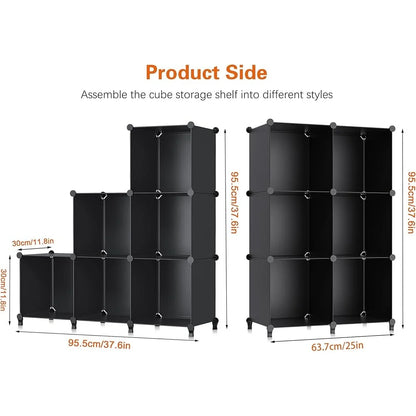 6 Cube Storage Organizer Closet Cabinet Shelf