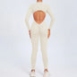 Seamless Yoga Zipper Jumpsuits Sports Fitness Beauty