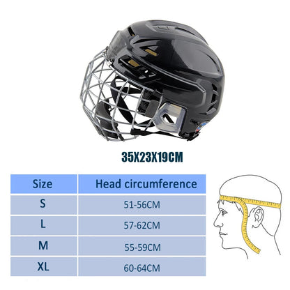 Adjustable Hockey Helmet Full Face Adult