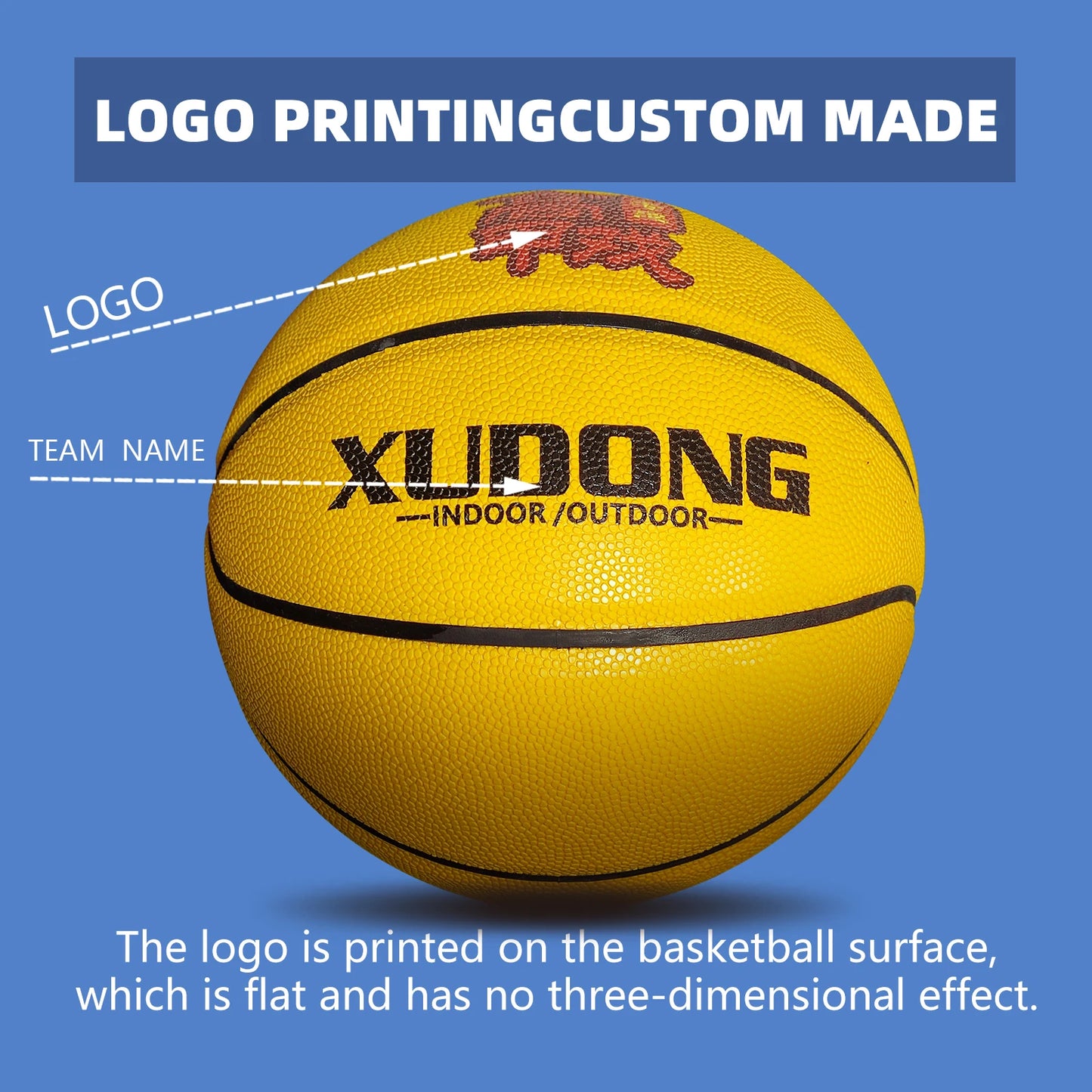 Customized Basketballs Size 7 Leather Wear-Resistant Game Training
