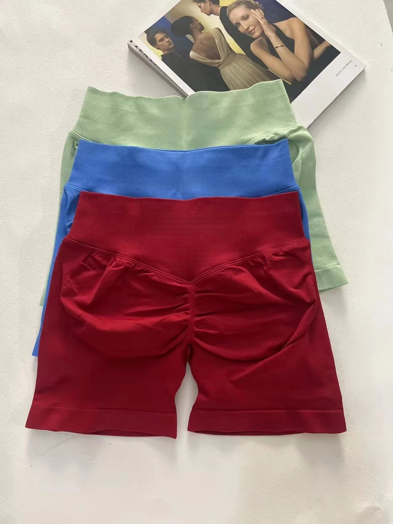 Women's Yoga Shorts Stretch Breathable Running Shorts