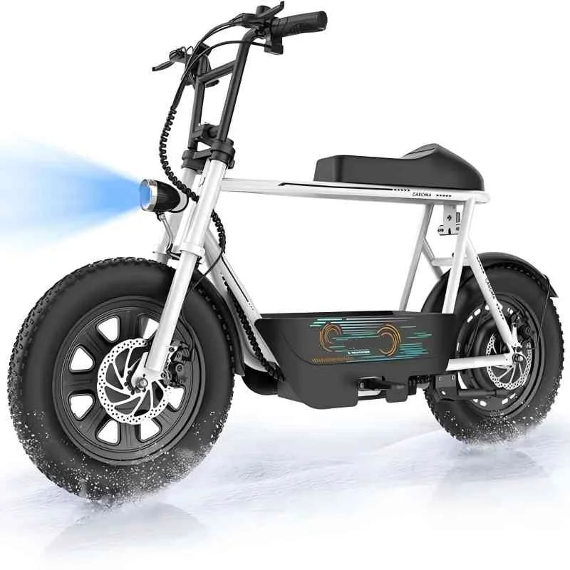 Peak 1200W Electric Scooter with Seat, 16 Inch Fat Tires