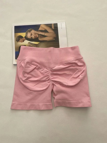 Women's Yoga Shorts Stretch Breathable Running Shorts