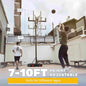 Portable Basketball Hoop with Quickly Height Adjusted 7.6 - 10 ft.