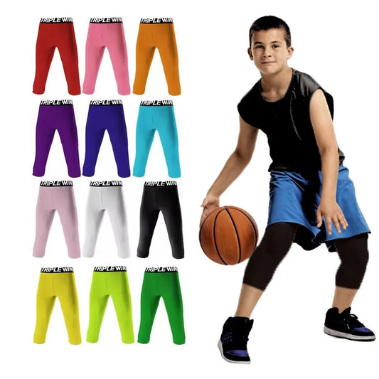 Kids Boy Girl Capri Running all sports  Tights