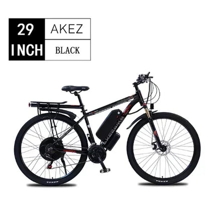 Detachable 13Ah Battery Electric Bike 60 Mile Range Dual Disc Brake Alloy