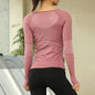 Women's Sports Wear For Fitness ,Seamless Long Sleeve