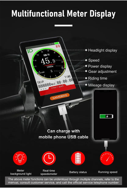 Mountain Off-Road Electric bicycle 750W Motor 26-inch tire