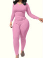 Women Clothing Long sleeves  and Leggings Set Exercise wear