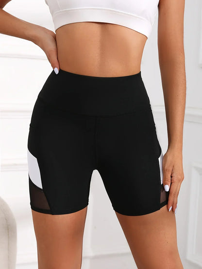 Women's High Waisted Yoga Shorts with Tummy Tuck