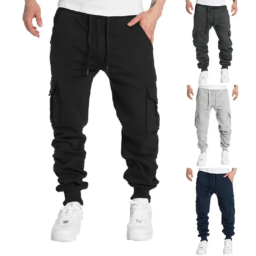 Mens Sweatpants Straight Fit Joggers for Sports and Streetwear